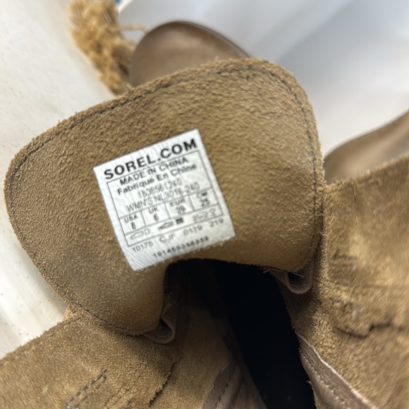 Sorel Women's Joan of Arctic Wedge II Boots Ash Brown Sz 8 NWOB - Picture 11 of 12